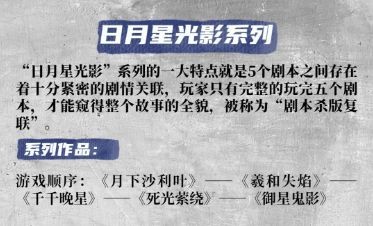 剧本杀日月星五部曲有哪些作品 剧本杀日月星系列作品介绍